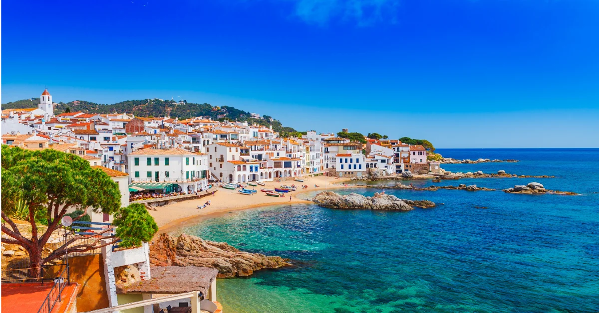coast of catalonia in spain
