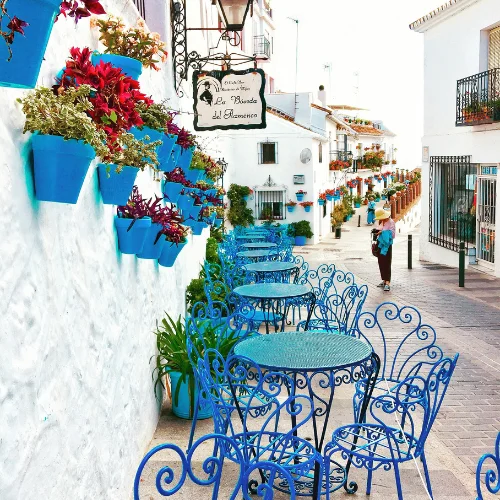 holidays in andalucia with relaxing outdoor cafes